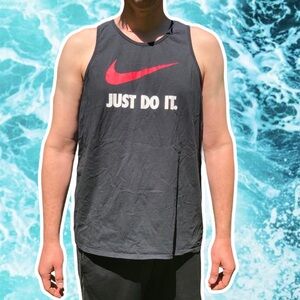 Just Do It Nike Swoosh Athletic Cut Tank Top, Size XXL